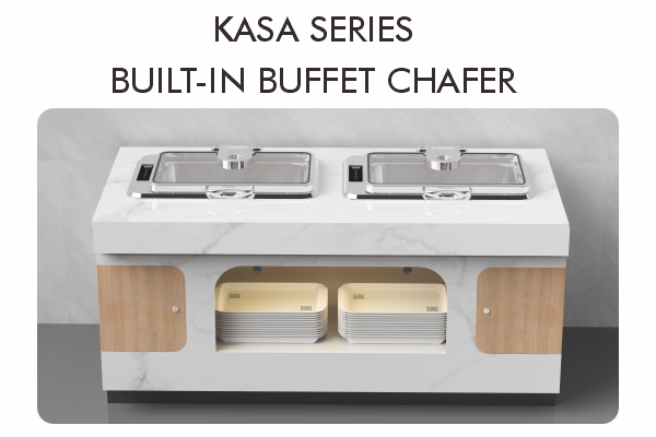 Serija sunnex kasa: 8,5L vgrajen bife chafer
